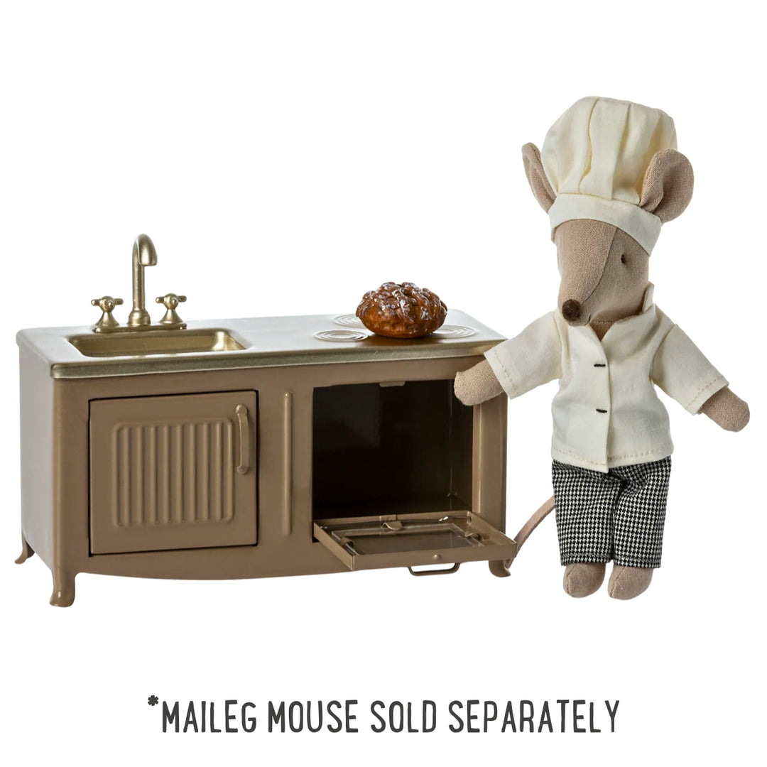 ML-5011311400 Maileg Miniature Mouse Kitchen in Light Brown from Australia