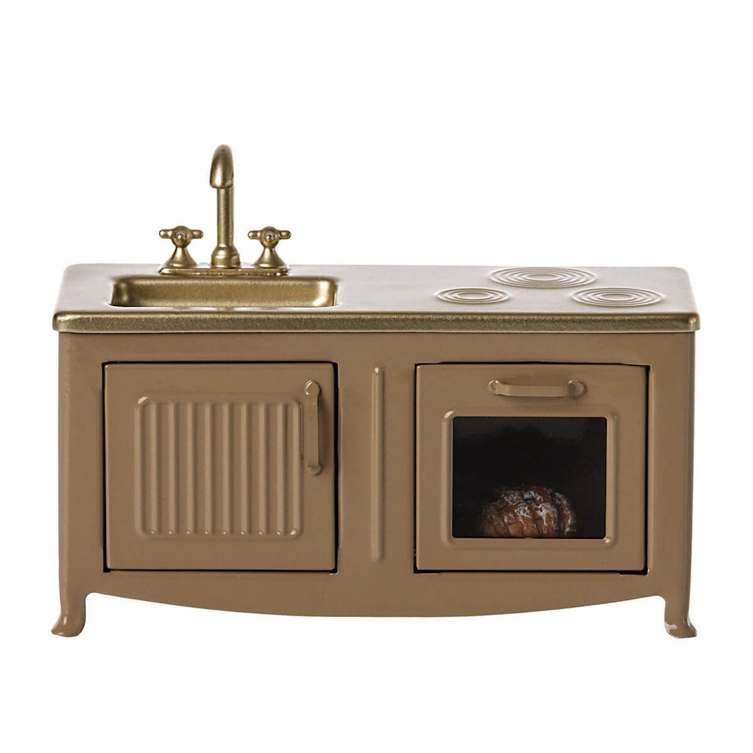 ML-5011311400 Maileg Miniature Mouse Kitchen in Light Brown from Australia