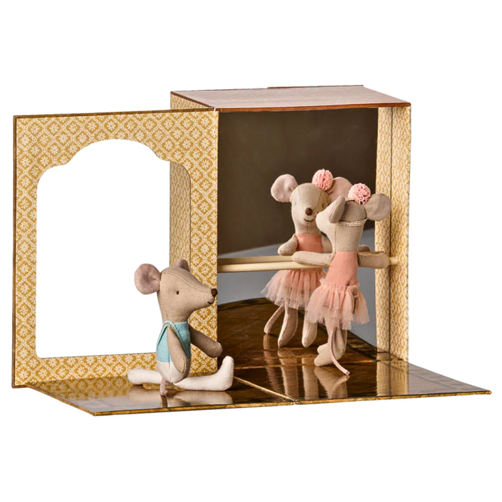 Maileg Mouse - Little Brother & Sister - Ballet Dance Studio Set (2026) - Australia