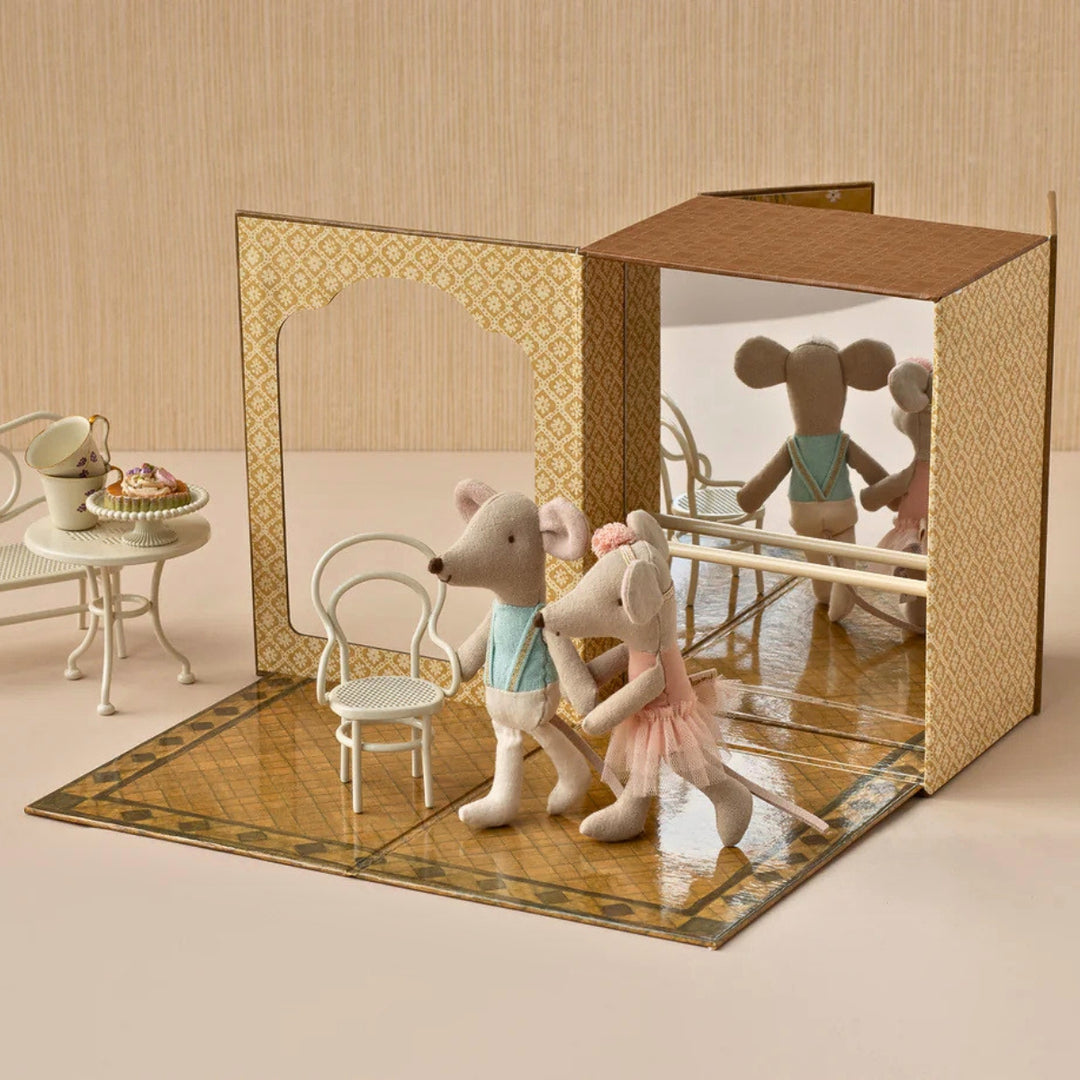 Maileg Mouse - Little Brother & Sister - Ballet Dance Studio Set (2026) - Australia