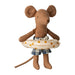 Maileg Mouse Little Brother - Swim Ring, Yellow Dots (2026), Australia