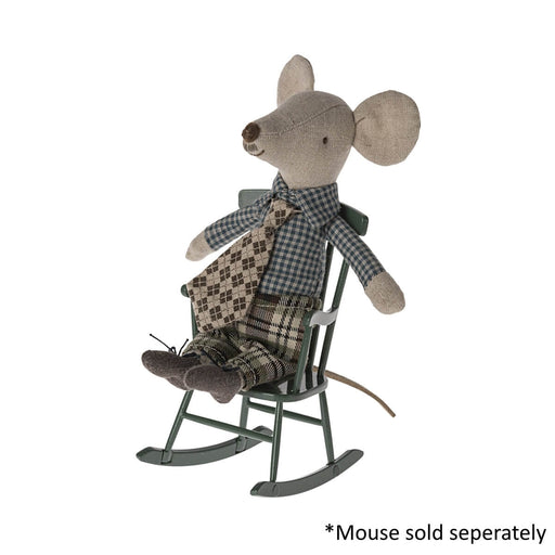 ML-5011411201 Maileg Mouse Rocking Chair - Dark Green (2024)
