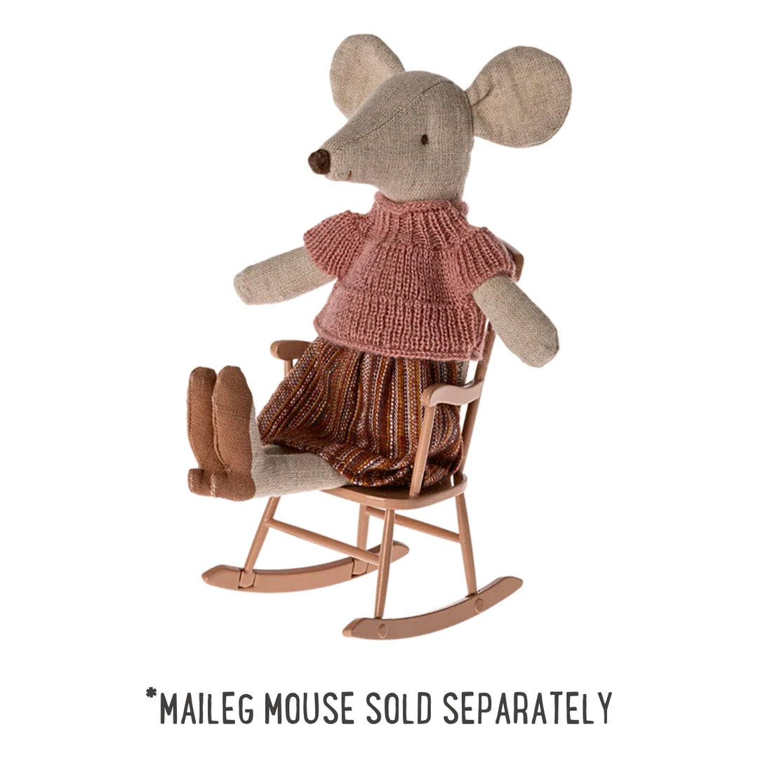 ML-5011411200 Maileg Mouse Rocking Chair - Dark Powder (2024)