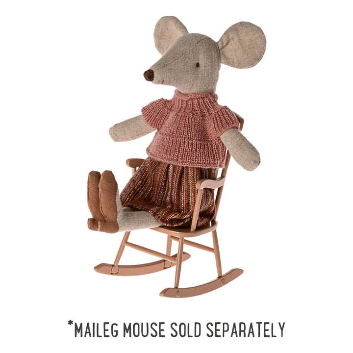 ML-5011411200 Maileg Mouse Rocking Chair - Dark Powder (2024)