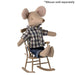 ML-5011311701 Maileg Mouse Rocking Chair - Light Brown (2023)