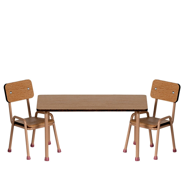 ML-5011500000 Maileg Mouse Table and Chair Set - Dark Powder (2025) from Australia