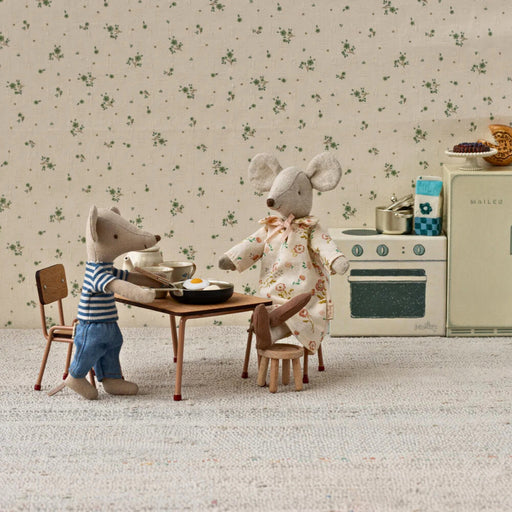 ML-5011500000 Maileg Mouse Table and Chair Set - Dark Powder (2025) from Australia