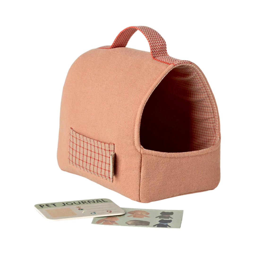 Maileg Pet Carrier - for Small Puppy, Coral (2026), Australia
