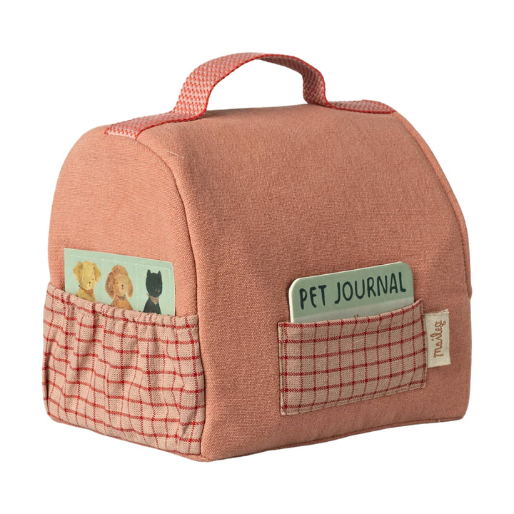 Maileg Pet Carrier - for Small Puppy, Coral (2026), Australia