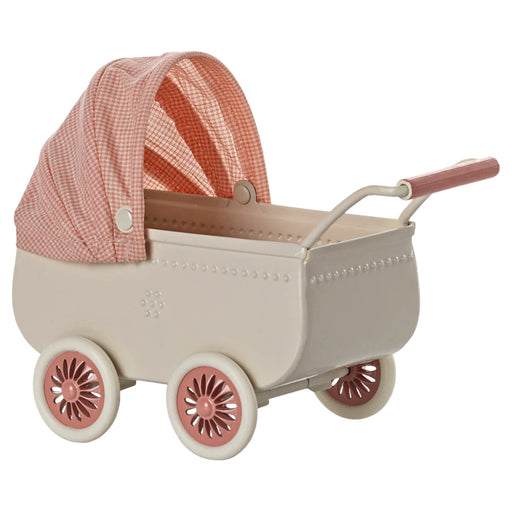 Maileg Pram Mouse - Coral Pink from Australia