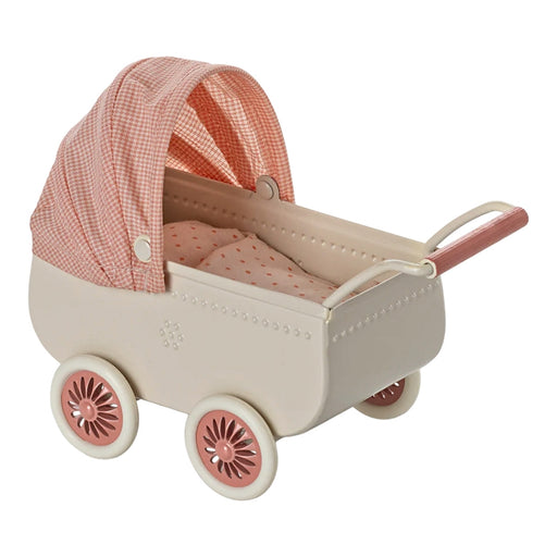 Maileg Pram Mouse - Coral Pink from Australia
