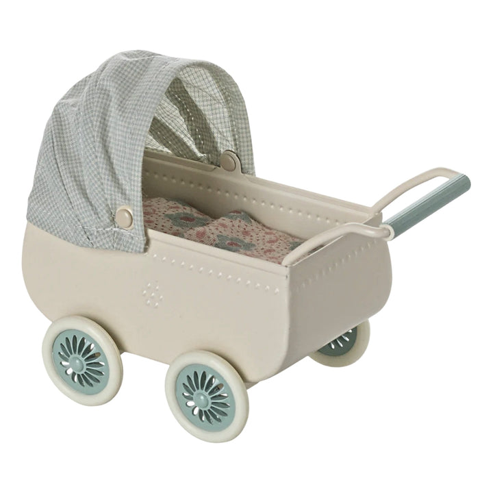 Maileg Pram with Baby Mouse - Mint (2025) from Australia