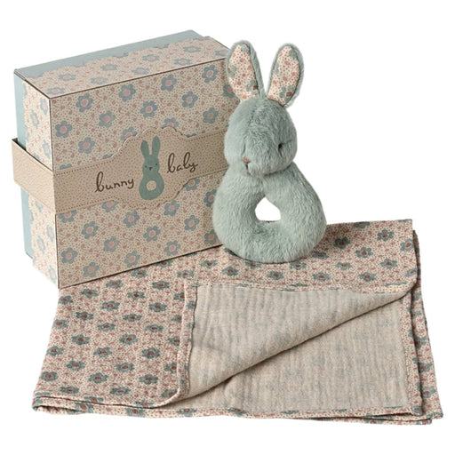 Maileg Rabbit Rattle Set Mint from Australia