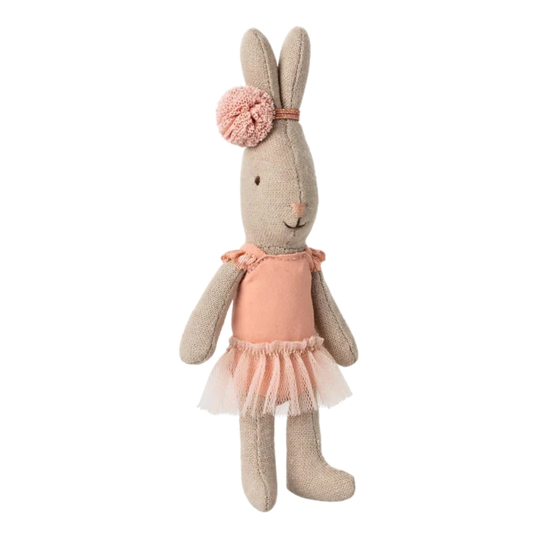 Maileg Rabbit Micro Ballet Suit and Skirt Rose Pink - Australia