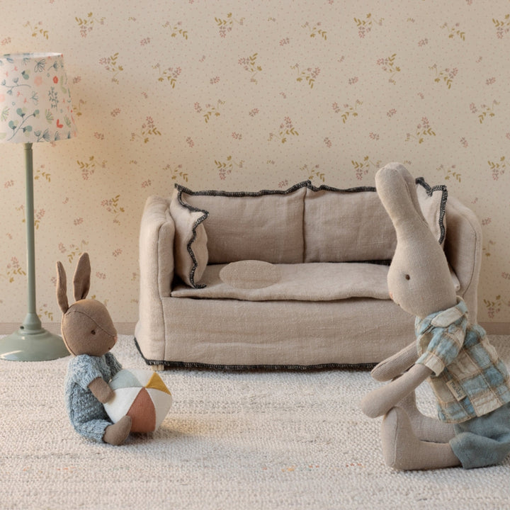 Maileg Rabbit Micro Brown - Baby Set, Blue (2025), Australia