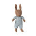 Maileg Rabbit Micro Brown Blue Knitted Suit, Australia