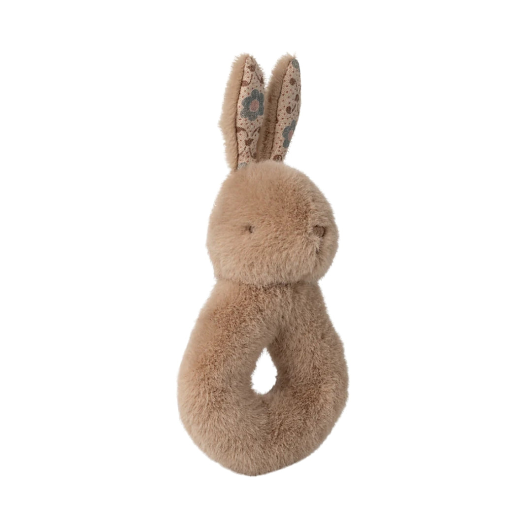 Maileg Rabbit Rattle & Comforter Set - Cream Peach (2025) from Australia