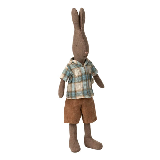 Maileg Rabbit Size 2 Brown Shirt And Shorts - Australia