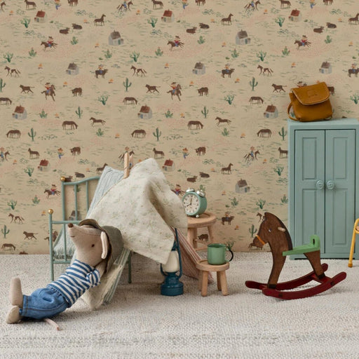 Maileg Rocking Horse Mouse Dark Brown from Australia