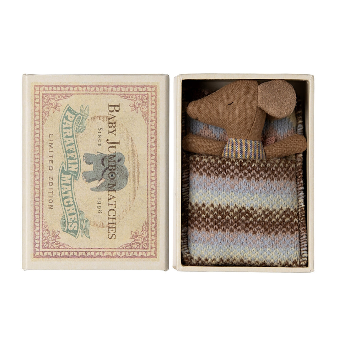 ML-5017400000 Maileg Sleepy-Wakey Baby Mouse in Box - Rose (2024)