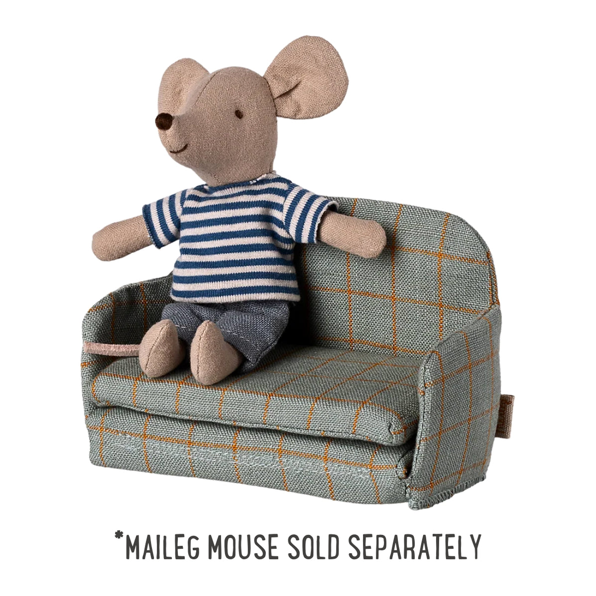 Maileg Mouse Checkered Sofa Bed for - Australia — Oskar's Wooden Ark