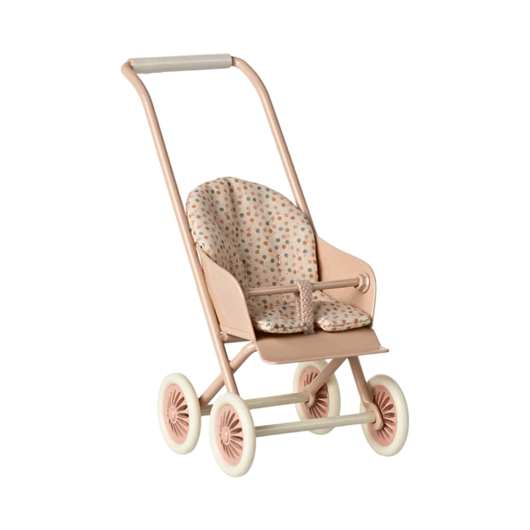 Maileg Stroller Micro - Powder Pink - Australia