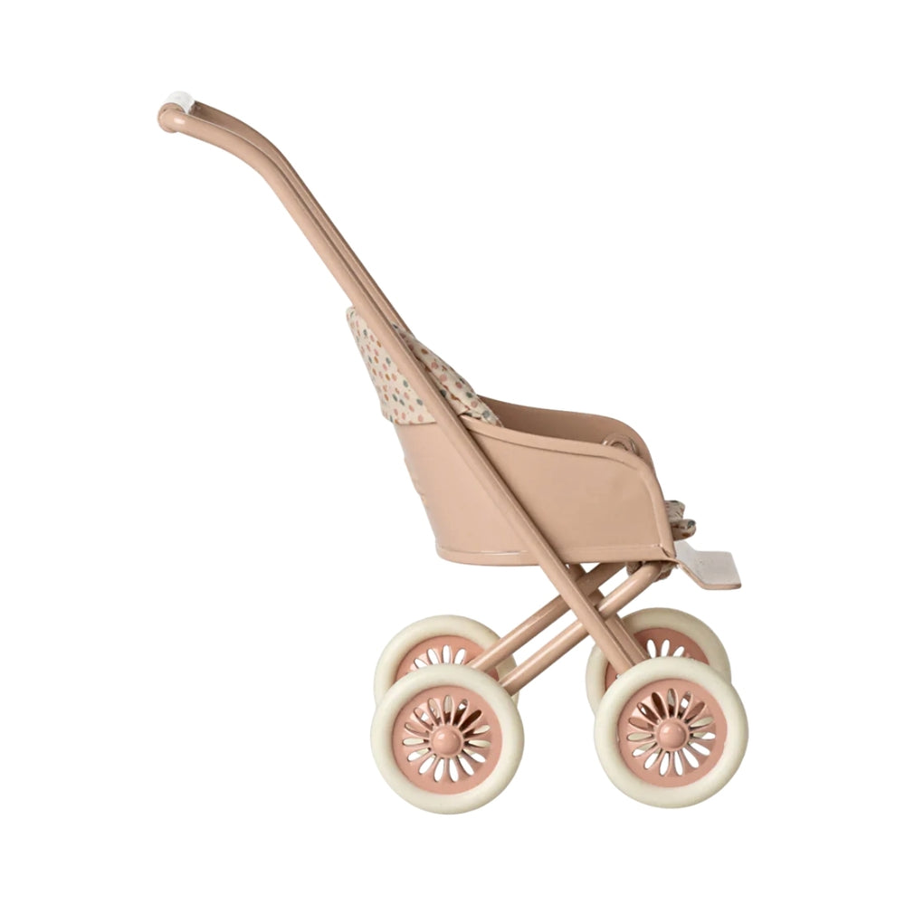 Maileg Stroller Micro - Powder Pink - Australia