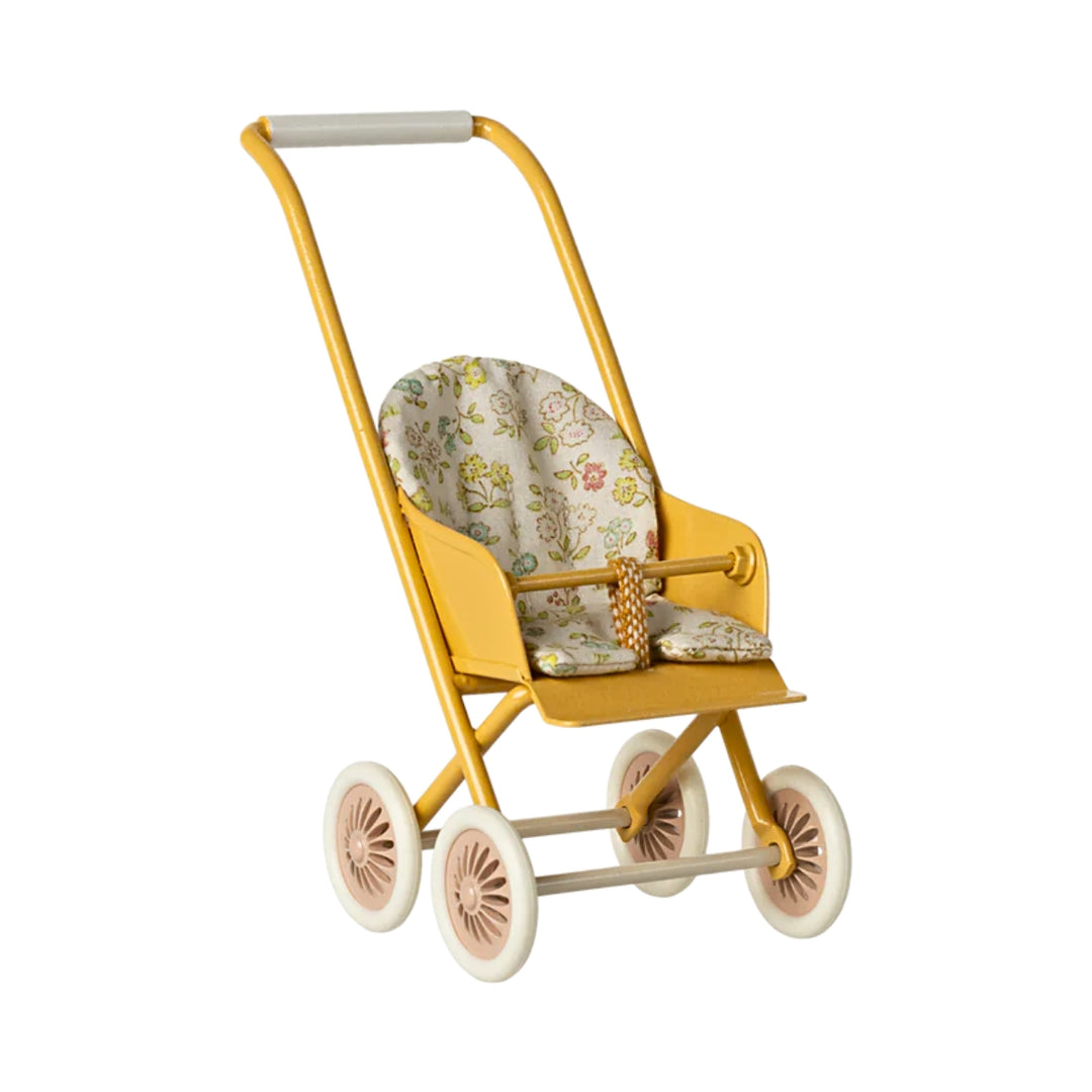 Maileg Stroller Micro - Yellow - Australia