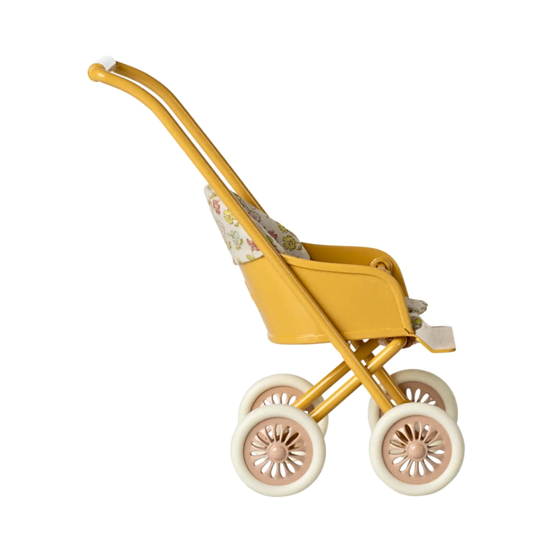 Maileg Stroller Micro - Yellow - Australia