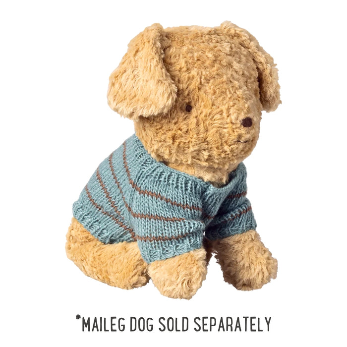 Maileg Sweater Dusty Blue - for Small Puppy (2026), Australia