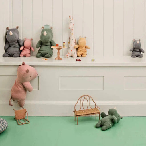 Maileg Vintage Bench - Miniature, Dark Powder, Australia