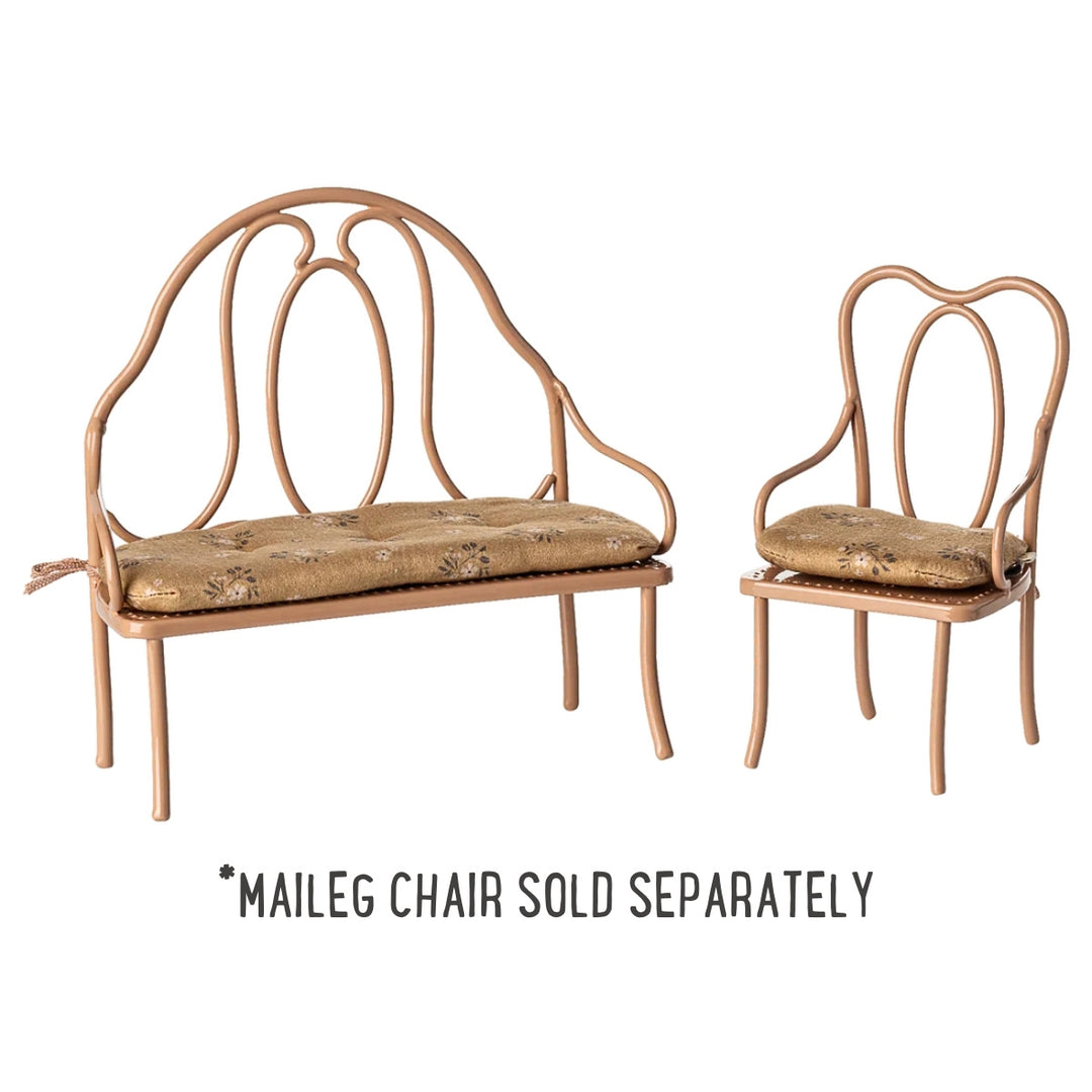 Maileg Vintage Bench - Miniature, Dark Powder, Australia
