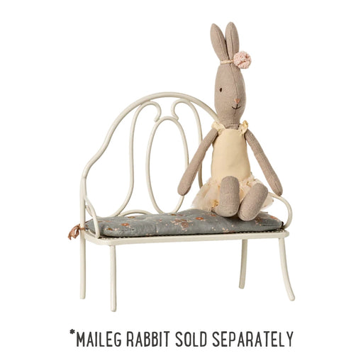 Maileg Vintage Bench Miniature - Off-White (2025) from Australia