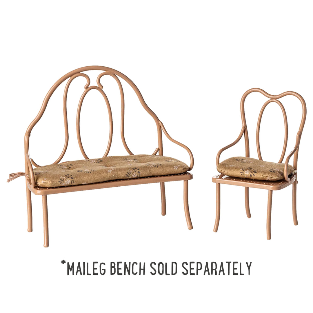 Maileg Vintage Chair - Miniature, Dark Powder, Australia