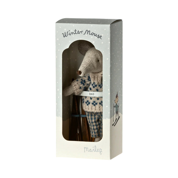 ML-5017330700 Maileg Winter Mouse with Skis - Dad (2023) from Australia