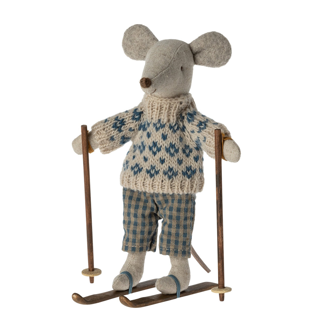 ML-5017330700 Maileg Winter Mouse with Skis - Dad (2023) from Australia