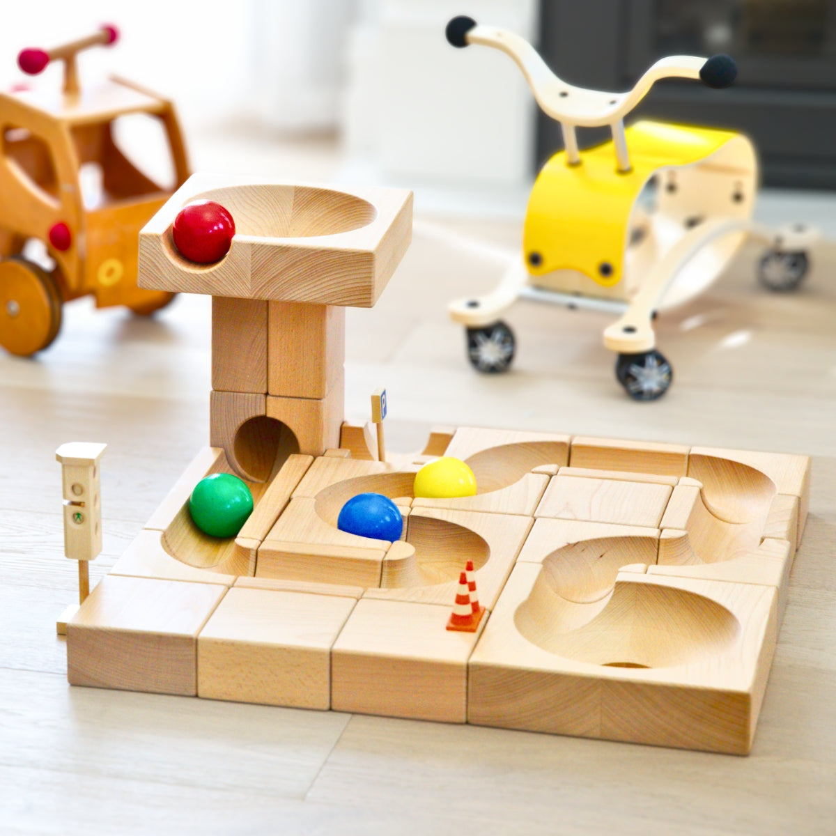 Wooden Marble Runs Collection - Online, Australia
