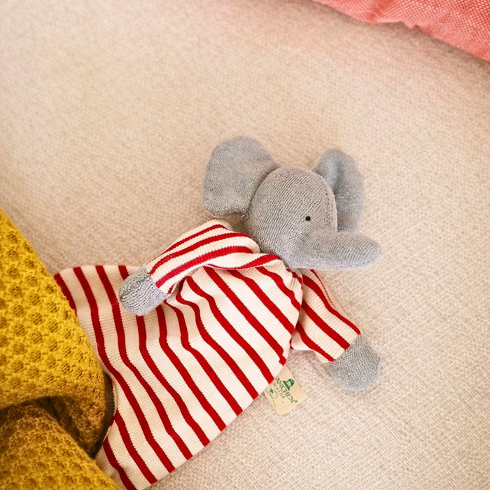 Nanchen Baby Comforter - Striped Elephant - Online, Australia