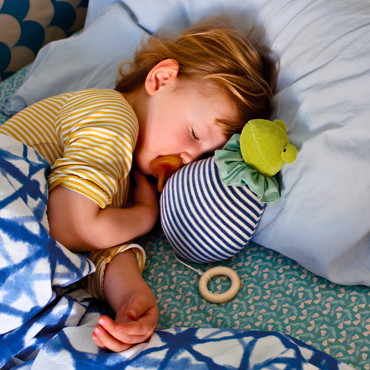 Nanchen Baby Musical Pullstring - Striped Frog - Online, Australia