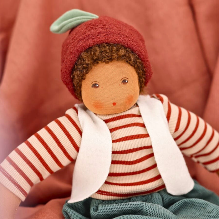 Nanchen Waldorf Doll Large Dress Up Doll with Clothes Set Chestnut