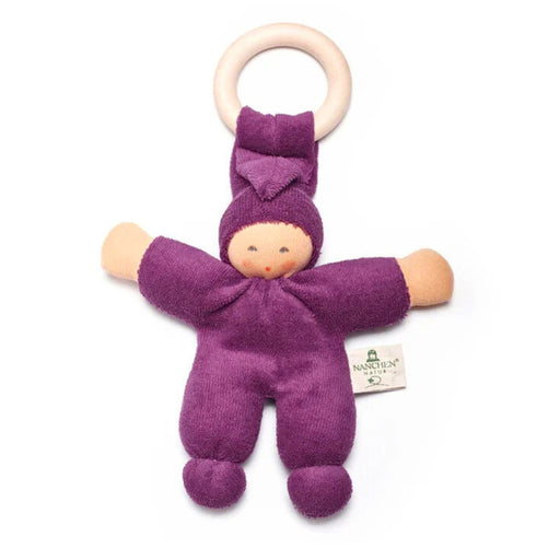 Nanchen Baby Teether - Waldorf Doll Pimpel - Purple - Online, Australia