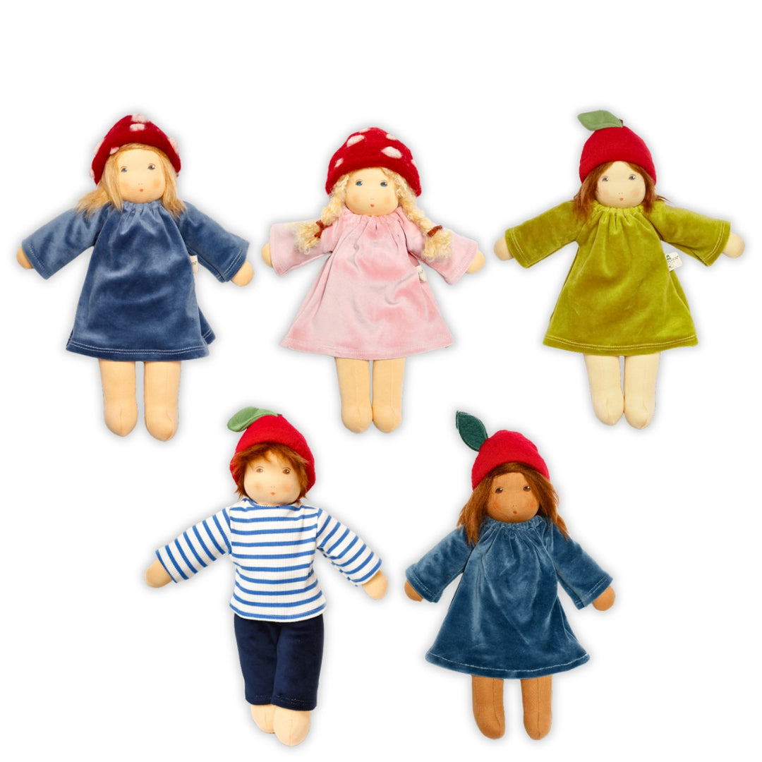 Nanchen Waldorf Doll Small Dress Up Garden Doll & Clothes Set from Australia