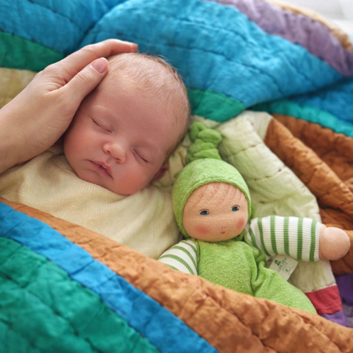 Nanchen Waldorf Doll - My Darling - Green - Online, Australia