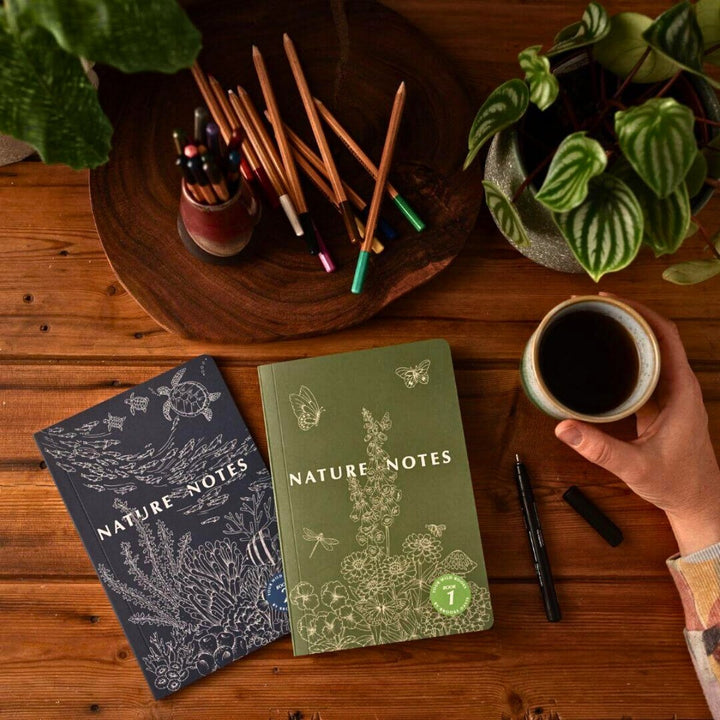 Your Wild Books - Journals & Notebooks Nature Notes 2 in Blue - Online, Australia