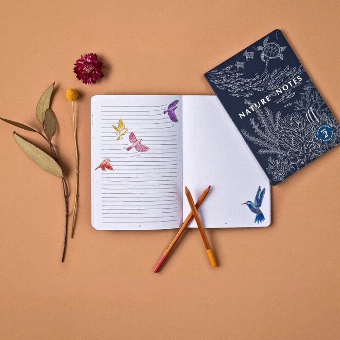Your Wild Books - Journals & Notebooks Nature Notes 2 in Blue - Online, Australia
