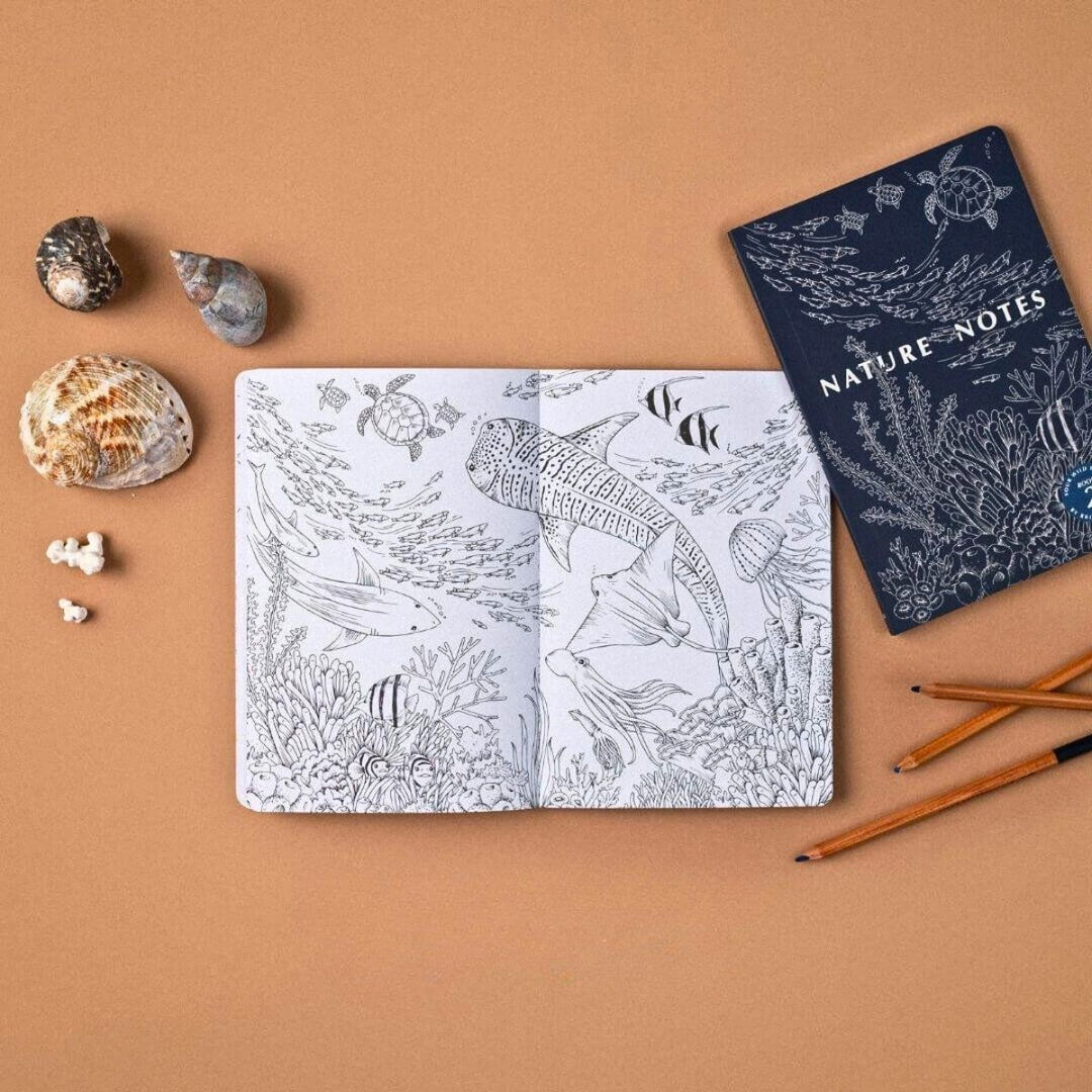 Your Wild Books - Journals & Notebooks Nature Notes 2 in Blue - Online, Australia