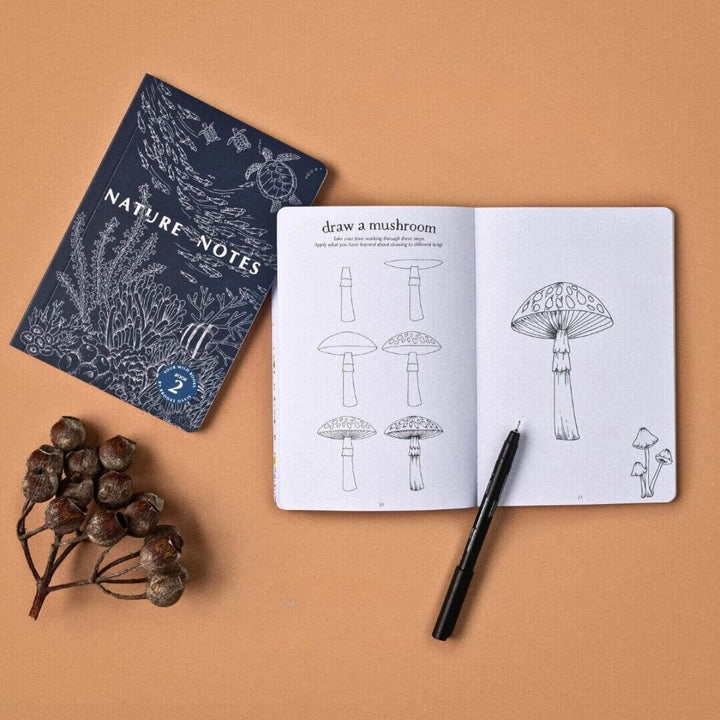 Your Wild Books - Journals & Notebooks Nature Notes 2 in Blue - Online, Australia