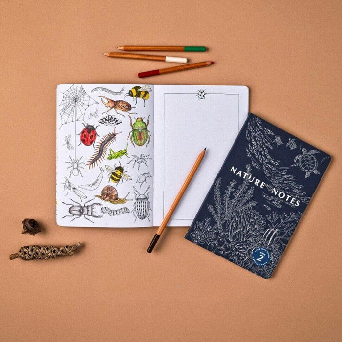 Your Wild Books - Journals & Notebooks Nature Notes 2 in Blue - Online, Australia