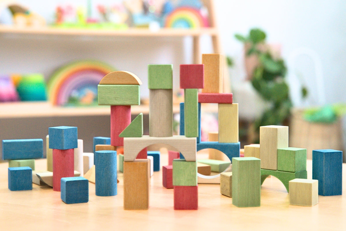 nic Bio-Range Wooden Toys for Toddlers, with plant-based dyes - Online, Australia