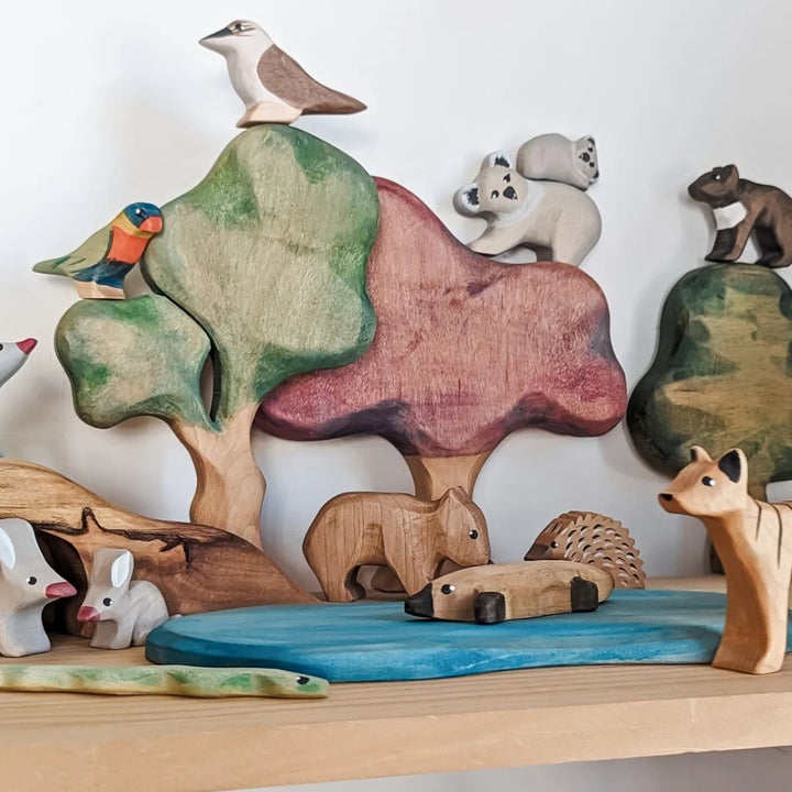 NOM Handcrafted Wooden Toys Small World Play Australia